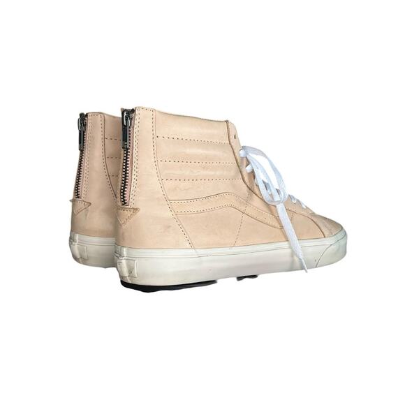 Mens Vans SK8-HI Reissue Veggie Tan Leather Sneakers Size 10.5 - Picture 4 of 5